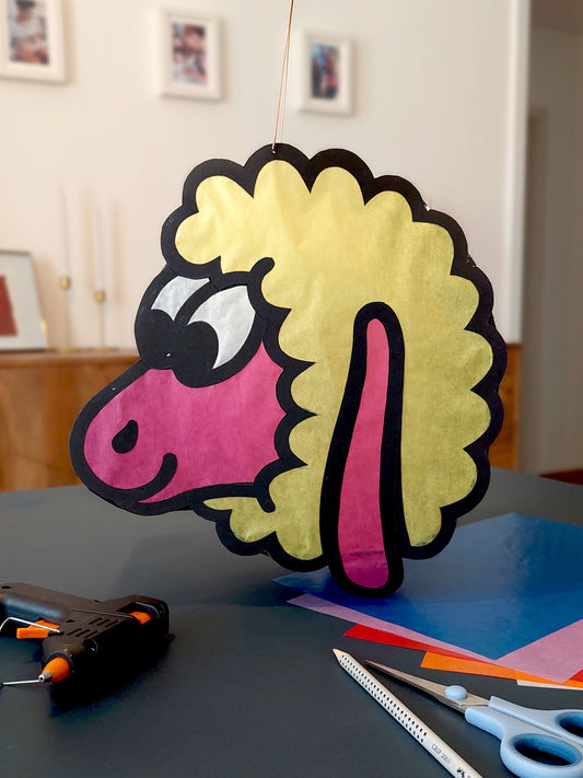 Bastelvorlage Laterne