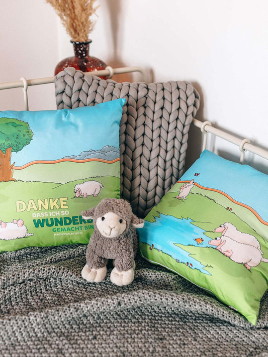 Kissen »Wunderbar gemacht«